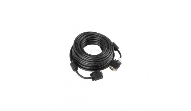 Lanberg CA-VGAC-10CC-0150-B (D-Sub (VGA) M - D-Sub (VGA) M; 15m; black color)