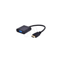 Gembird adapter HDMI-A(M) -VGA (F)  on cable  black