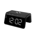 Evelatus WCC01BK 2in1 Large Digit Alarm Clock