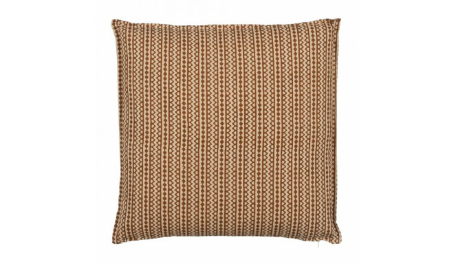 Cushion Cotton Brown Beige 50 x 50 cm