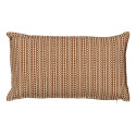 Cushion Cotton Brown Beige 50 x 30 cm