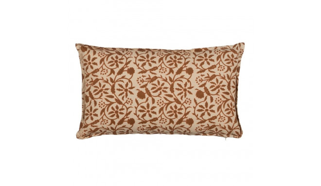 Cushion Cotton Brown Beige 50 x 30 cm