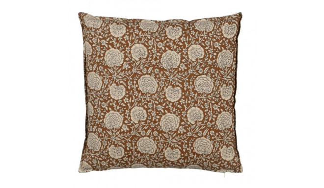 Cushion Cotton Brown Beige 50 x 50 cm