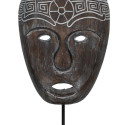 Decorative Figure Brown Mask 24 x 12 x 46 cm