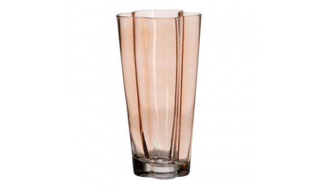 Vase Brown Crystal 15,5 x 15 x 30 cm