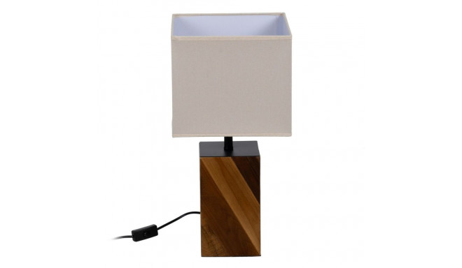 Desk lamp Brown Cream 60 W 220-240 V 25 x 25 x 51 cm