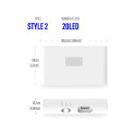 Elight T1 Wall Fix Double Projection Led 1W b