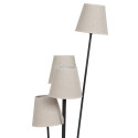 Floor Lamp Brown Black Cream Iron 60 W 220-240 V 30 x 36 x 144 cm