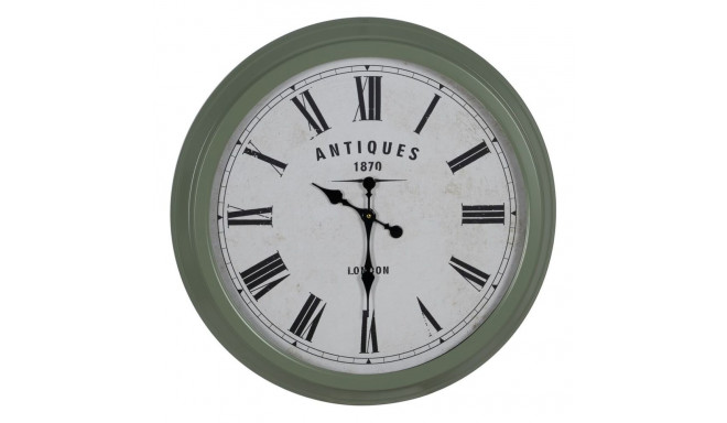 Wall Clock Green Iron 70 x 70 x 6,5 cm