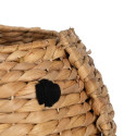 Basket Dog Black Beige Natural Fibre 27 x 27 x 19 cm