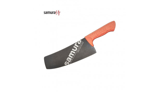 Samura Arny Stonewash Cleaver Nazis 208mm AUS-8 Koraļļu TPE komforta rokturis HRC 59