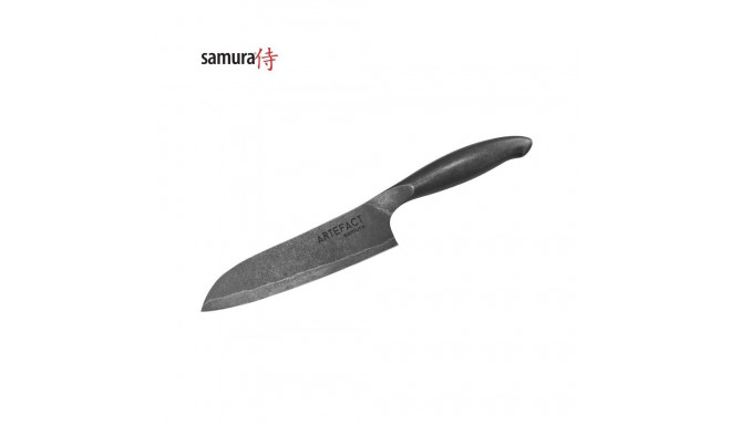 Samura Artefact Virtuves Santoku nazis 180 mm AUS-10 Damascus Japāņu tērauda 59 HRC