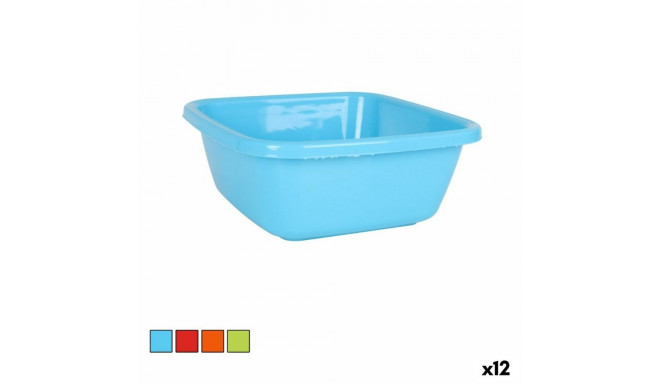 Washing-up Bowl Dem Colors 6 L 30 x 30 x 12 cm (12 Units)