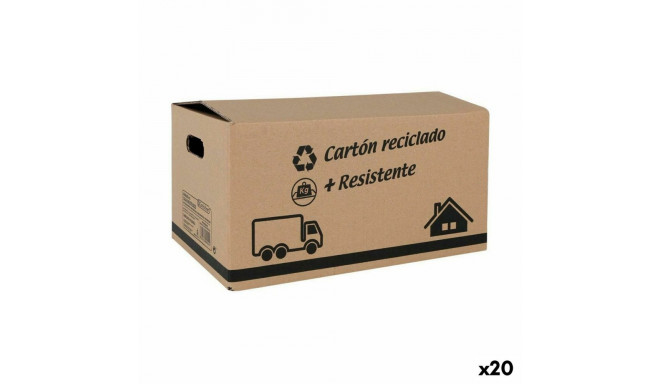 Storage Box with Lid Confortime Cardboard 40 X 25 X 20 cm (20 Units)