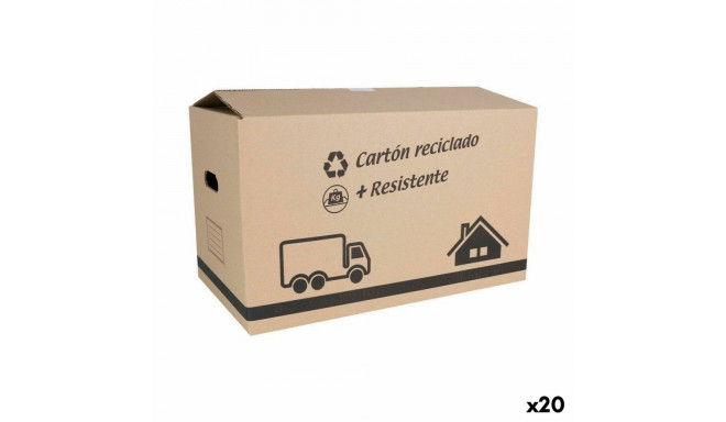 Storage Box with Lid Confortime Cardboard 50 x 29 x 30 cm (20 Units)