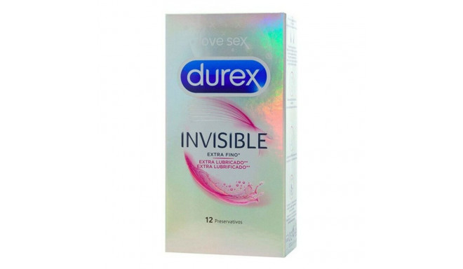Invisible Extra Lubricated Condoms Durex Invisible (12 uds)