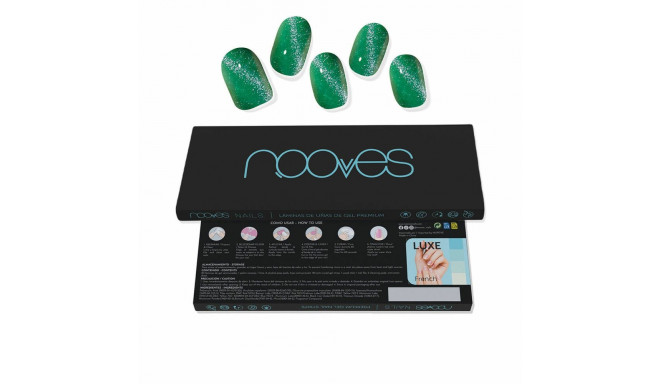 Gel Nail Foils Nooves Cat eye green (20 Ühikut)