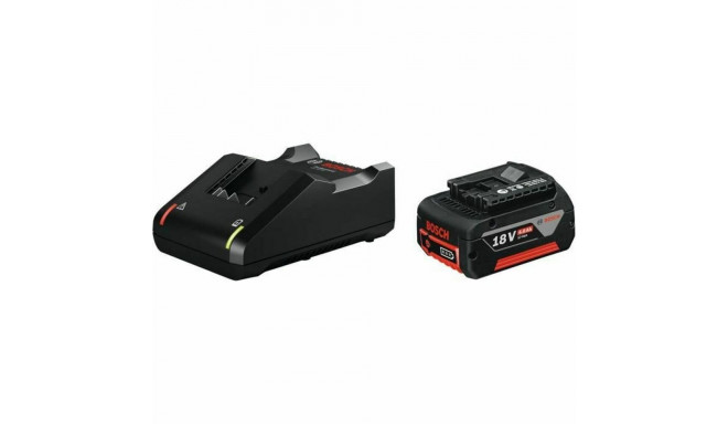 Charger and rechargeable battery set BOSCH 4 Ah 18 V