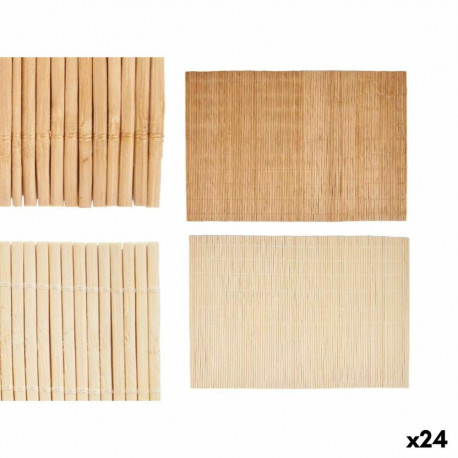 Table Mat Kinvara AR1810524-2 AR1810524-2 Brown Light brown Bamboo 30 x 44 cm 3,5 x 30 x 3,5 cm (24 