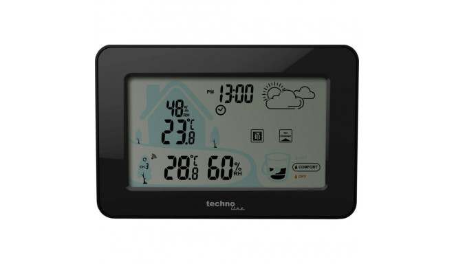 Multi-function Weather Station Techno Line WS9490 Black