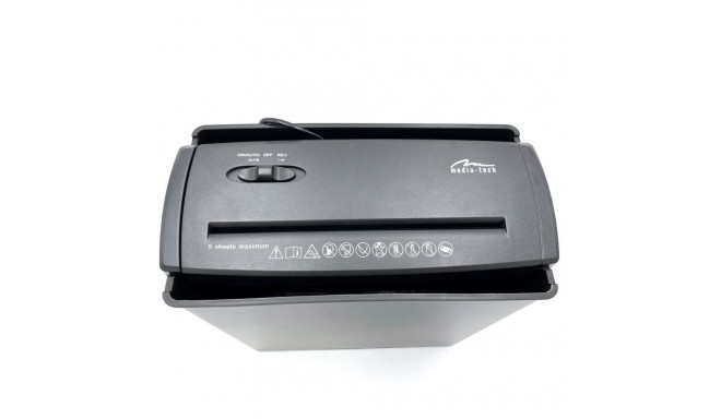 Paper Shredder Media Tech Shredder MT215 V2.0 Black 8 L