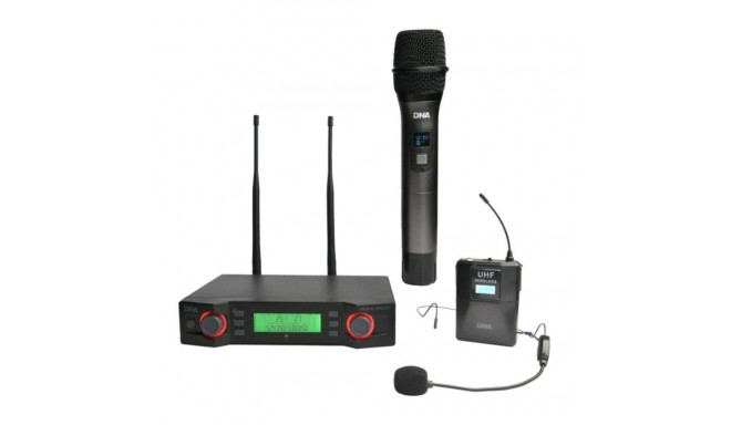 Bezvadu mikrofoni (iepakojumā 2) DNA Professional VM Dual Vocal Head Set