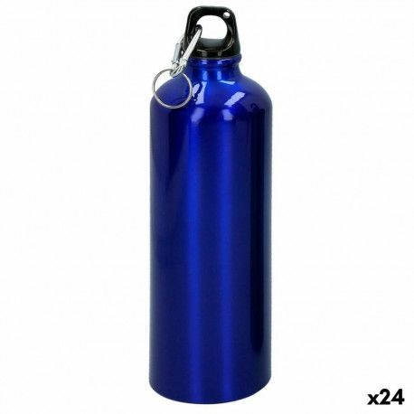 Veepudel Aktive 750 ml Karabiinkonks Alumiinium 7 x 25 x 7 cm (24 Ühikut)