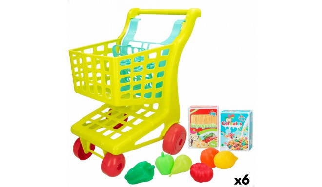 Корзина для покупок Colorbaby My Home Игрушка 9 Предметы 34 x 53,5 x 45 cm 6 штук