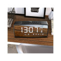 Alarm Clock Greenblue 62917 Black Grey Monochrome Black/Grey