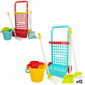 Cleaning Trolley with Accessories Colorbaby Toy 5 Pieces 30,5 x 55,5 x 19,5 cm (12 Units)