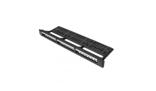 24-port UTP Category 5e Patch Panel Lanberg PPKS-1124-B