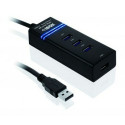 USB Centrmezgls Ibox IUH3FB Melns