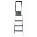 4-step folding ladder Krause 126221 Silver Aluminium