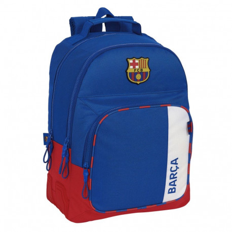 Kooliseljakott F.C. Barcelona Sinine Kastanpruun 32 x 42 x 15 cm