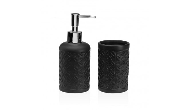 Bath Set Versa Black Dolomite 6,8 x 17 x 6,8 cm