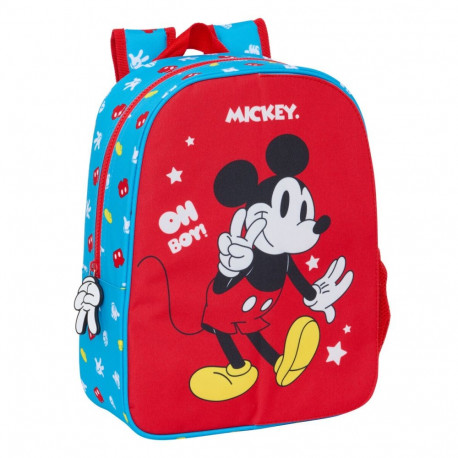 Kooliseljakott Mickey Mouse Clubhouse Fantastic Sinine Punane 26 x 34 x 11 cm