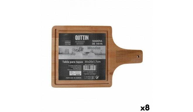 Serveerimislaud Quttin Quttin 30 x 20 x 1,7 cm Käepidemega (8 Ühikut)