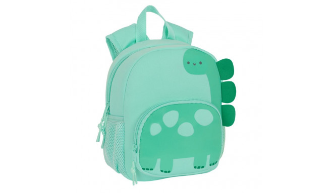 Child bag Safta Dinosaur Green 20 x 25 x 9 cm