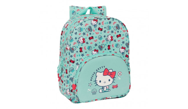 Kooliseljakott Hello Kitty Sea lovers Türkiissinine 26 x 34 x 11 cm