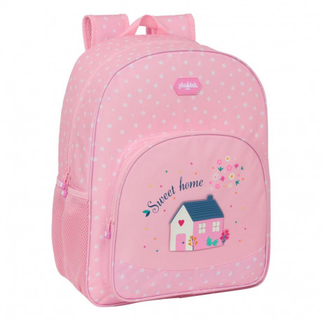 Kooliseljakott Glow Lab Sweet home Roosa 33 x 42 x 14 cm