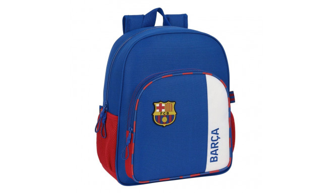 Kooliseljakott F.C. Barcelona Sinine Kastanpruun 32 X 38 X 12 cm