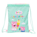 Paeltega kingikott Peppa Pig Ice cream Roosa Mündiroheline 26 x 34 x 1 cm