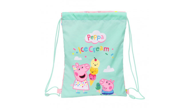 Paeltega kingikott Peppa Pig Ice cream Roosa Mündiroheline 26 x 34 x 1 cm