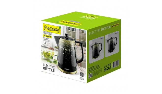 Kettle Feel Maestro MR-074 Black Gold Ceramic 1500 W 1,5 L