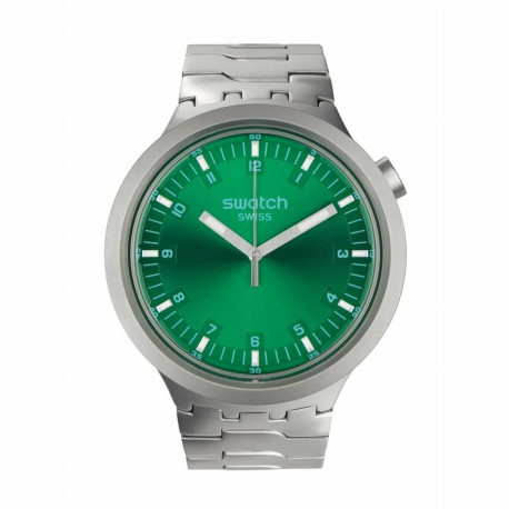 Men's Watch Swatch SB07S101G Green Silver (Ø 47 mm)