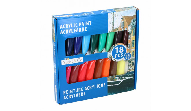 Akrüülvärvide komplekt Artist&CO 18 Tükid, osad 36 ml