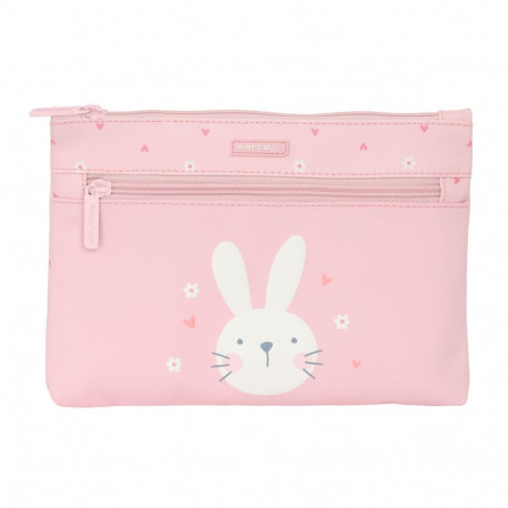 School Case Safta Bunny Rabbit Pink 23 x 16 x 3 cm