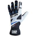 Kids Karting Gloves OMP KS-3 Sinine Valge Must 5