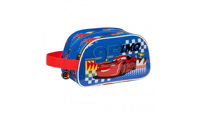 School Toilet Bag Cars Race ready Blue 26 x 15 x 12 cm