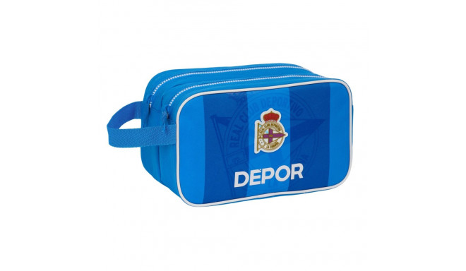 Школьный несессер R. C. Deportivo de La Coruña Синий Спортивный 26 x 15 x 12.5 cm